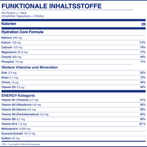 Sporthydration + MIT KOFFEIN