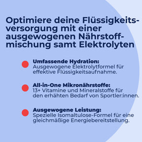 Optimierte Sporthydration